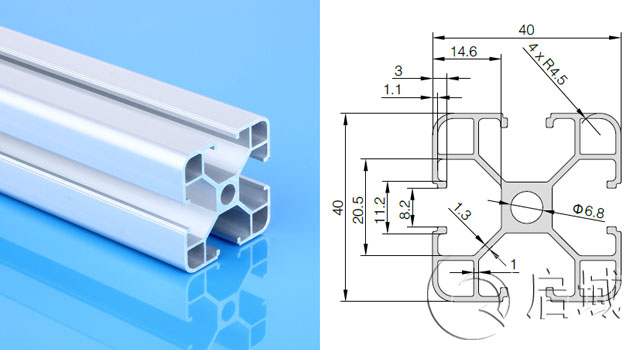 歐標4040A輕型鋁型材